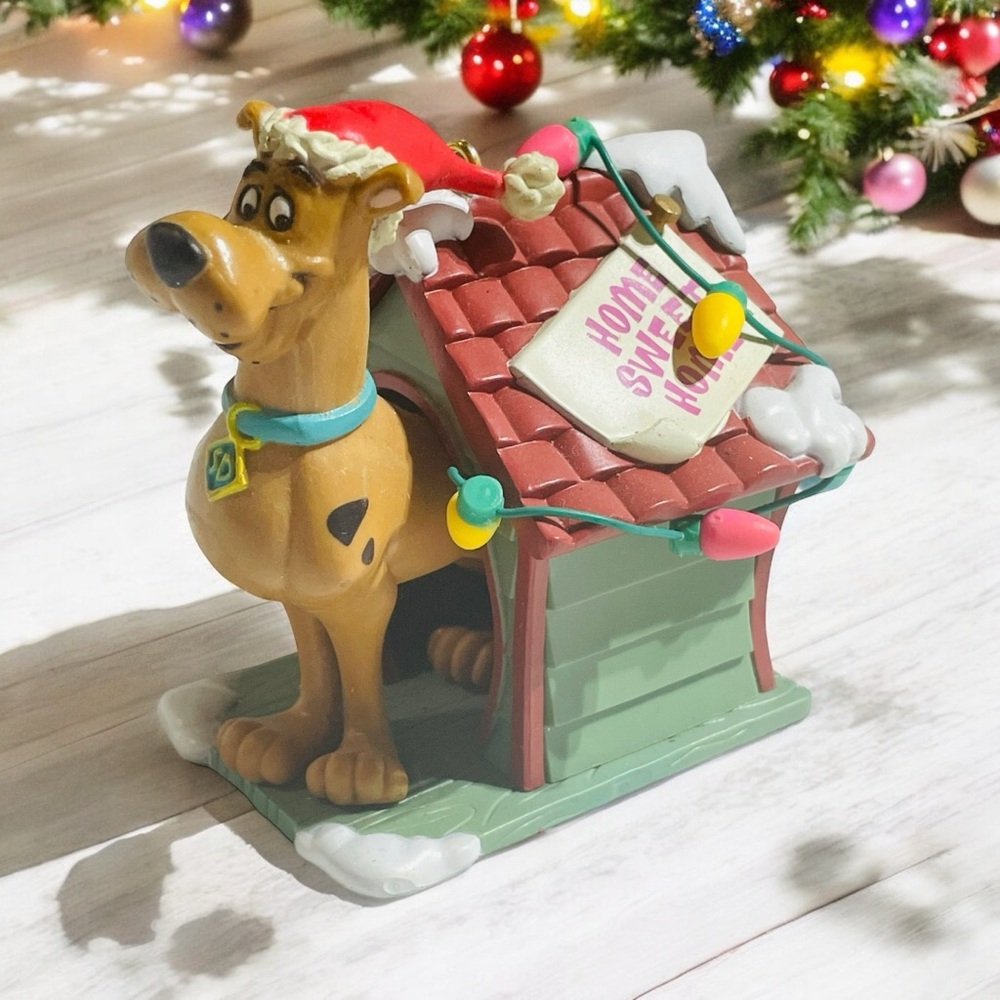 Vtg 1998 Hanna Barbera Scooby Doo Dog Home Sweet Home Christmas Tree Ornament